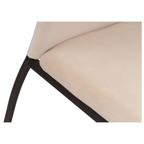 Стул на металлокаркасе Tod beige, black
