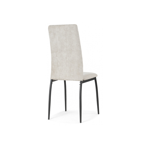 Стул на металлокаркасе Tod latte, black