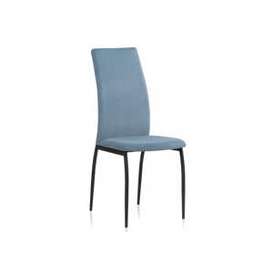 Стул на металлокаркасе Tod light blue, black