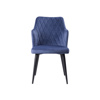 Стул на металлокаркасе Velen dark blue
