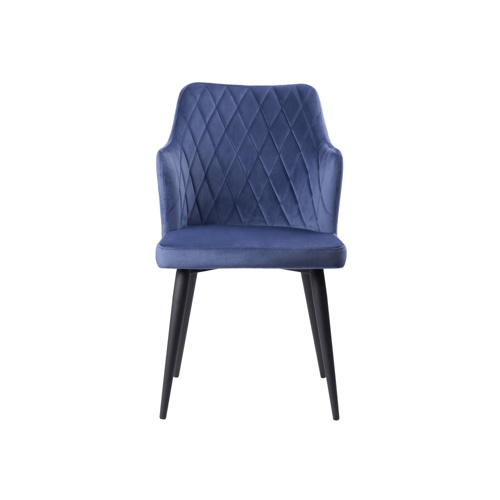 Стул на металлокаркасе Velen dark blue