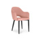 Стул на металлокаркасе Vener coral, black