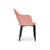 Стул на металлокаркасе Vener coral, black