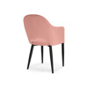 Стул на металлокаркасе Vener coral, black