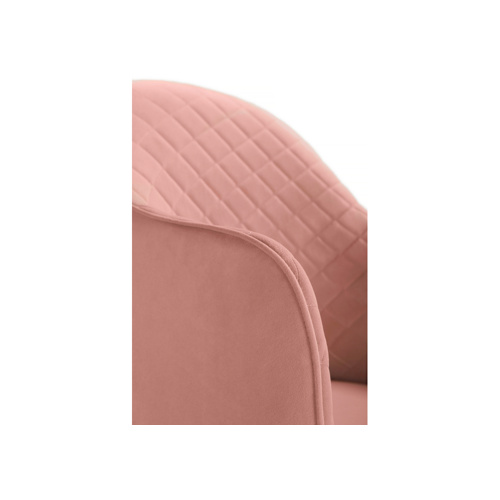 Стул на металлокаркасе Vener coral, black