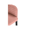 Стул на металлокаркасе Vener coral, black