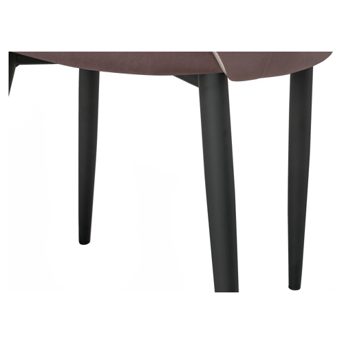 Стул на металлокаркасе Vener light purple, black