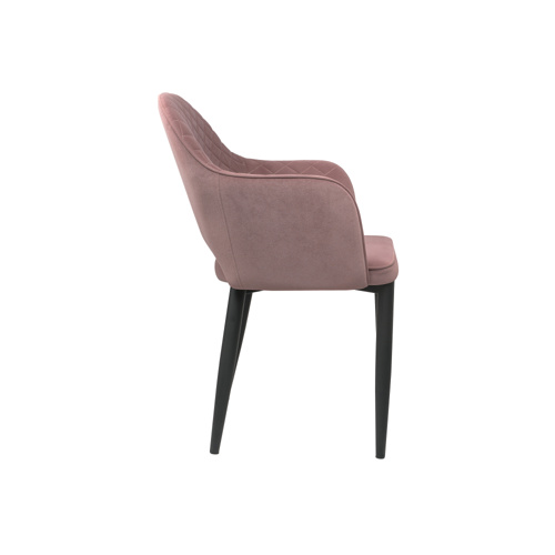 Стул на металлокаркасе Vener light purple, black