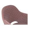 Стул на металлокаркасе Vener light purple, black