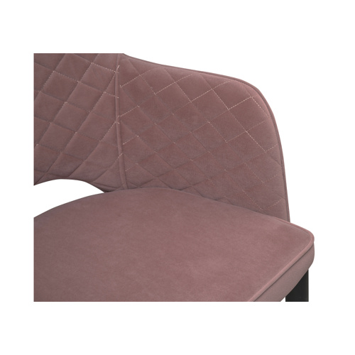 Стул на металлокаркасе Vener light purple, black