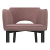 Стул на металлокаркасе Vener light purple, black