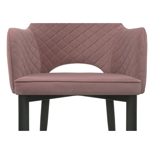 Стул на металлокаркасе Vener light purple, black