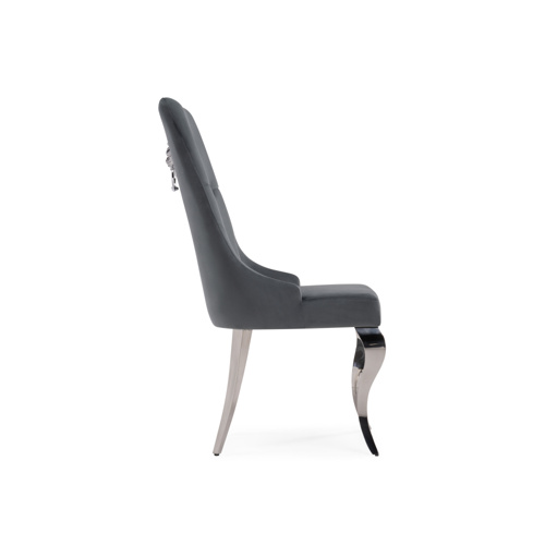 Стул на металлокаркасе Viki dark grey, steel