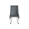 Стул на металлокаркасе Viki dark grey, steel
