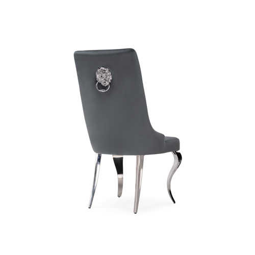 Стул на металлокаркасе Viki dark grey, steel