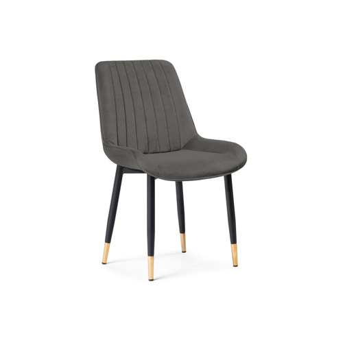 Стул Seda 1 dark gray / gold / black