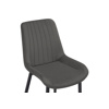 Стул Seda 1 dark gray / gold / black