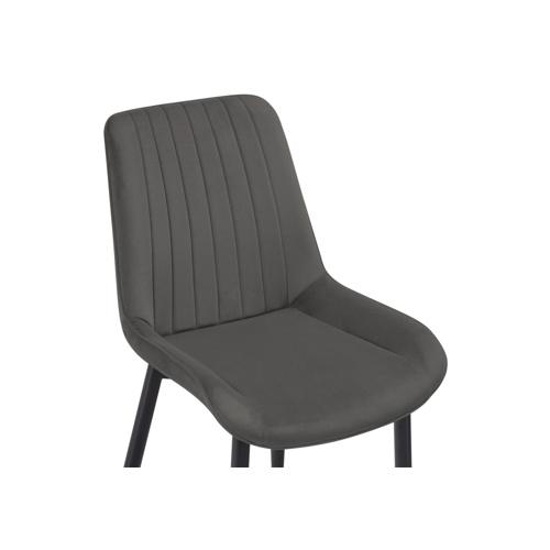 Стул Seda 1 dark gray / gold / black