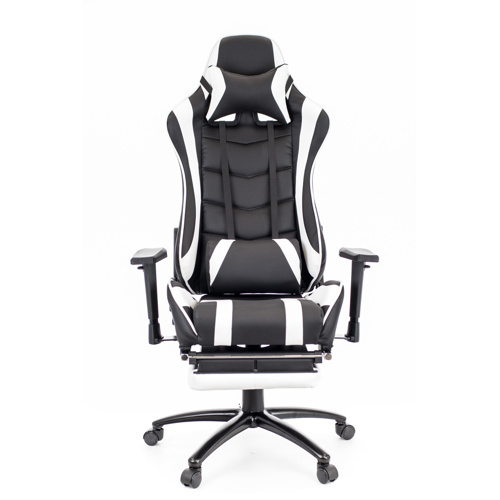 Кресло Everprof Lotus S1  Экокожа Черный/Белый