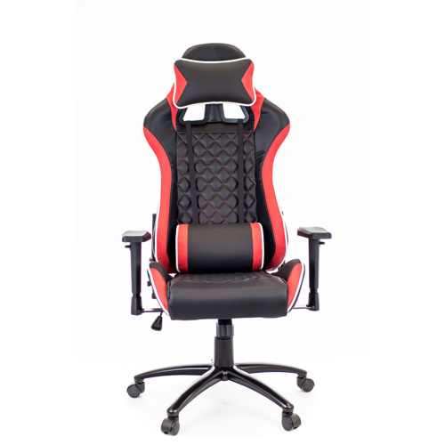 Кресло Everprof Lotus S11 Экокожа Черный/Красный