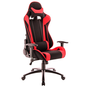 Кресло Everprof Lotus S4 Ткань Черный/Красный