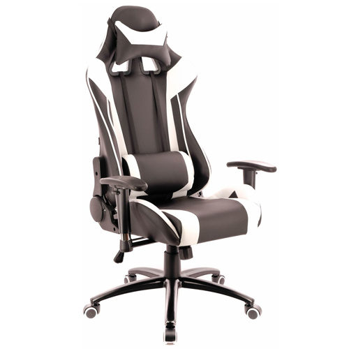 Кресло Everprof Lotus S6 Экокожа Черный/Белый