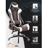 Кресло Everprof Lotus S6 Экокожа Черный/Белый