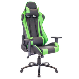 Кресло Everprof Lotus S9 Экокожа Зеленый/Черный