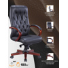 Кресло Everprof Monaco Wood Экокожа Черный