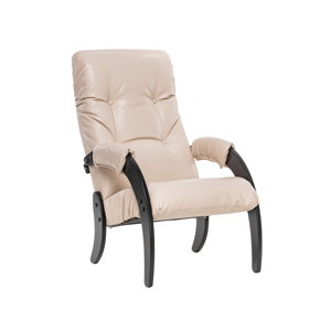 Кресло для отдыха Модель 61 Венге Экокожа Polaris Beige