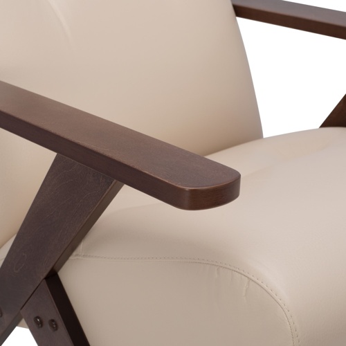 Кресло Tinto Орех Экокожа Polaris Beige
