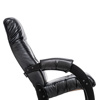 Кресло-качалка Модель 67 Венге Экокожа Vegas Lite Black