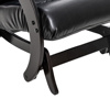 Кресло-качалка Модель 68 Футура Венге Экокожа Vegas Lite Black