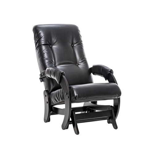 Кресло-маятник Модель 68 Венге Экокожа Vegas Lite Black