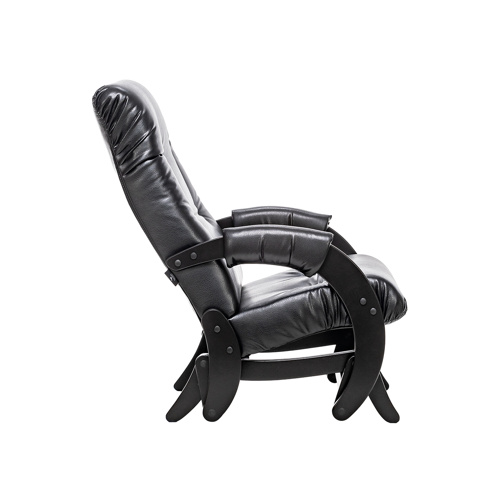 Кресло-маятник Модель 68 Венге Экокожа Vegas Lite Black