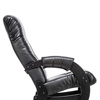 Кресло-маятник Модель 68 Венге Экокожа Vegas Lite Black