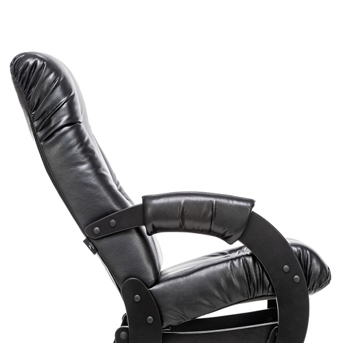Кресло-маятник Модель 68 Венге Экокожа Vegas Lite Black