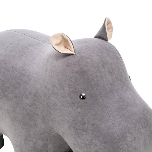 Пуф Hippo Велюр Omega 04, компаньон Omega 02